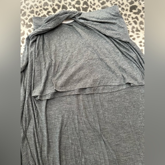 Express Faux Wrap Maxi Skirt in Gray Size Small - Picture 6 of 14